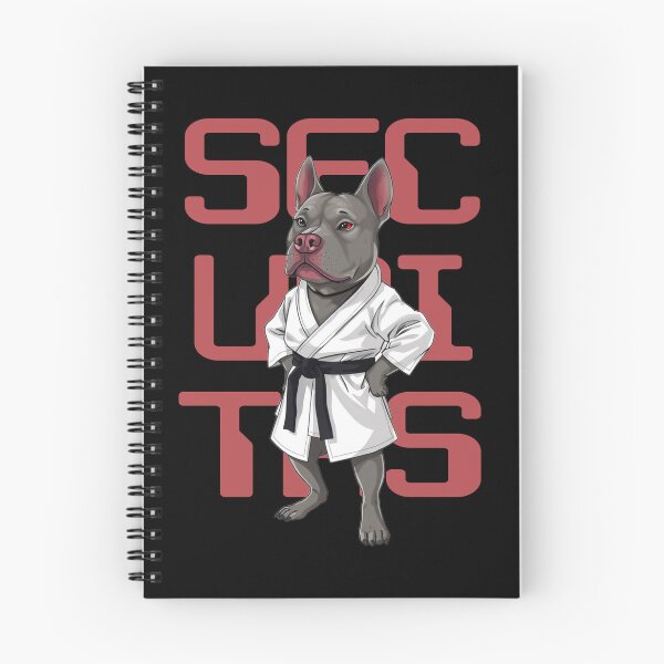 Item preview, Grey Pit Bull Karate Guard designed and sold by OverTimeBGD.