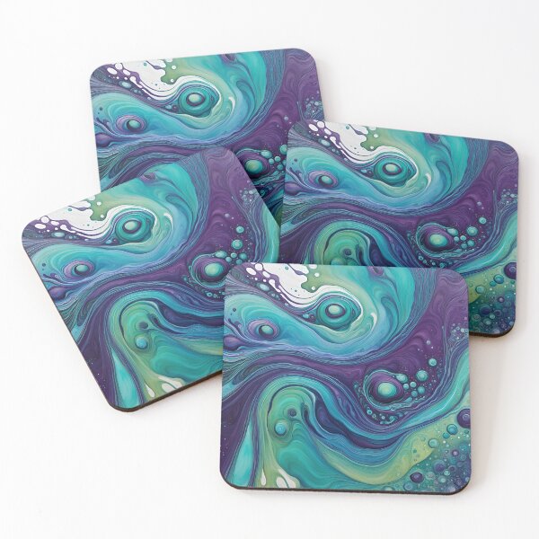 Item preview, Liquid Dreamscape: Contemporary Fluid Art Delight designed and sold by AussieMuma.