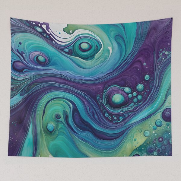 Item preview, Liquid Dreamscape: Contemporary Fluid Art Delight designed and sold by AussieMuma.