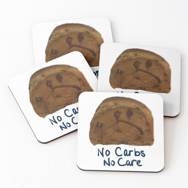Item preview, Sad Cinnamon Toast - No Carbs, No Care - Funny Foodie Design   designed and sold by aadventures.