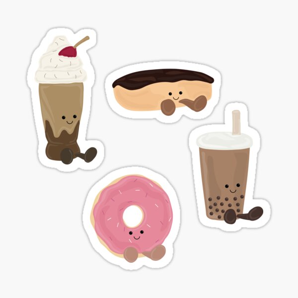 Item preview, Jellycat Amuseable Sweet Treats Plushie Sticker Pack designed and sold by lo.design.co.