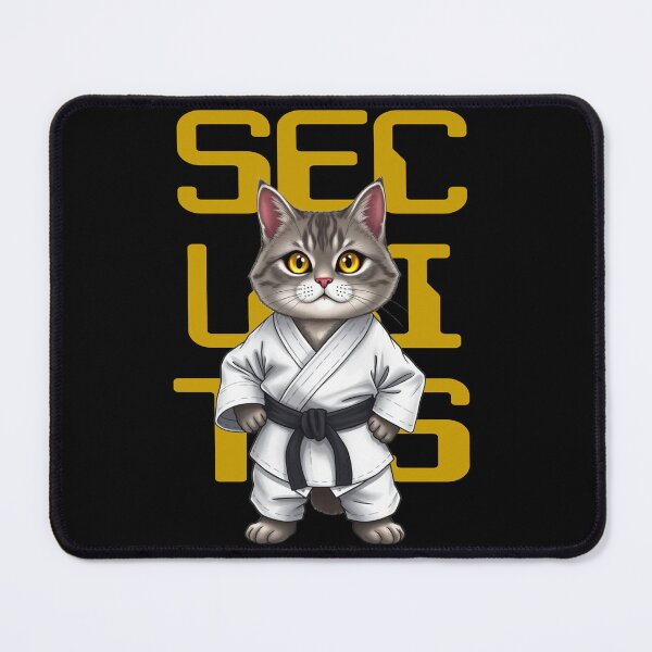 Item preview, Grey Cat - Karate Guard designed and sold by OverTimeBGD.