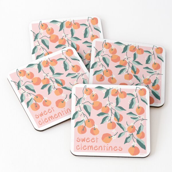Item preview, Sweet Clementines Pink designed and sold by LIMEZINNIASDES.