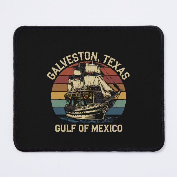 Item preview, Galveston Texas, Gulf of Mexico - Three-Masted Barque Sunset Design designed and sold by Peter Stawicki.