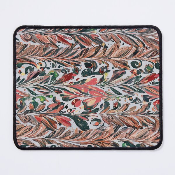 Item preview, Samon teal white feathered marble designed and sold by 2ndBloom.