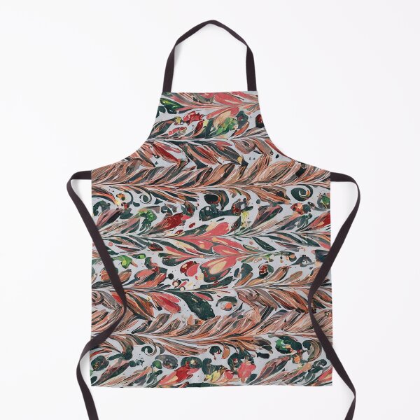 Item preview, Samon teal white feathered marble designed and sold by 2ndBloom.