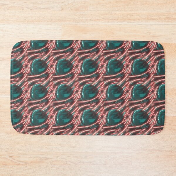 Item preview, Futuristic Liquid Neon Art – Teal & Pink Glowing Abstract Waves designed and sold by NSB-Design.