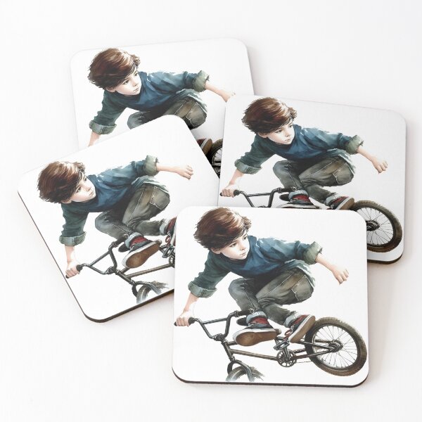 Item preview, Niño en bicicleta Ciclismo BMX competitivo designed and sold by countrymouse.