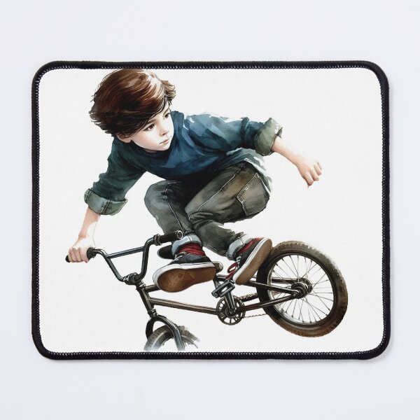Item preview, Boy Biking Cycling Competitive BMX designed and sold by countrymouse.