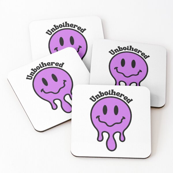 Item preview, Unbothered Smile - Purple designed and sold by HappyLilPrints.