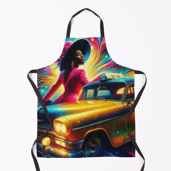 Item preview, Neon Night Taxi Ride designed and sold by DesignzByJai.