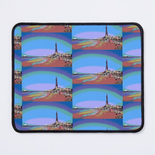 Item preview, Blackpool Tower and Beach Posterized designed and sold by Maria Keady.
