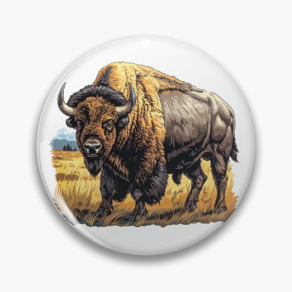 Item preview, bison designed and sold by Stickermagician.