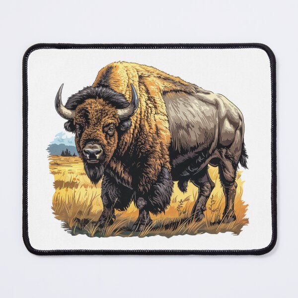 Item preview, bison designed and sold by Stickermagician.