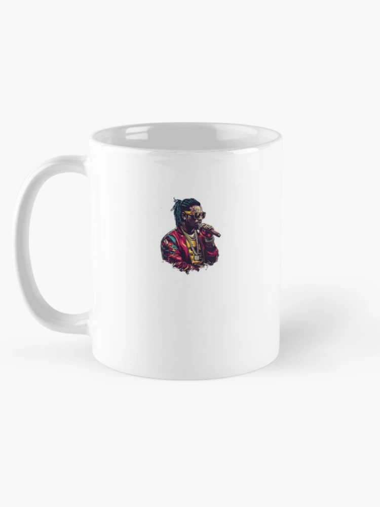 Thumbnail 5 of 6, Coffee Mug, Cyberpunk Neon Rapper designed and sold by Ragil-Studio.