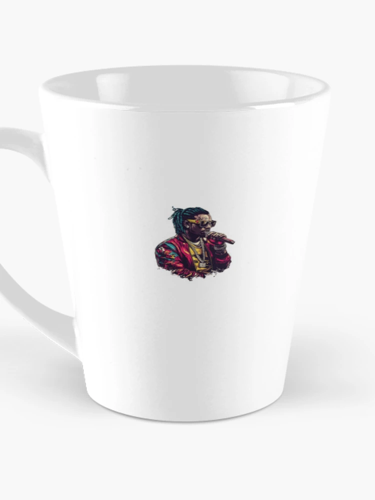 Thumbnail 3 of 4, Coffee Mug, Cyberpunk Neon Rapper designed and sold by Ragil-Studio.