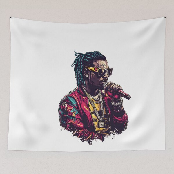 Item preview, Cyberpunk Neon Rapper designed and sold by Ragil-Studio.