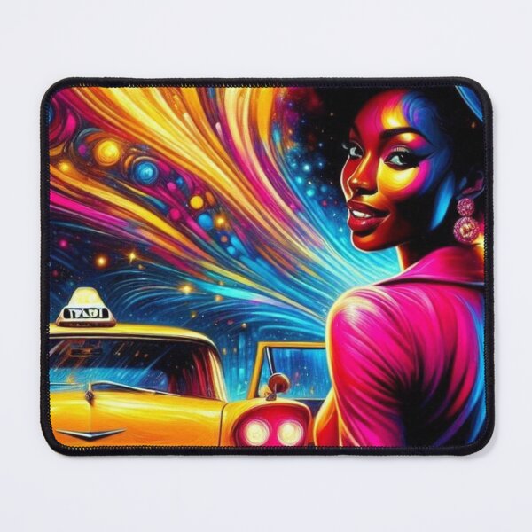 Item preview, Neon Night Taxi Ride designed and sold by DesignzByJai.