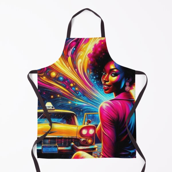 Item preview, Neon Night Taxi Ride designed and sold by DesignzByJai.