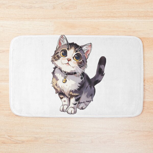 Item preview, Cute cartoon kitten designed and sold by Stickermagician.