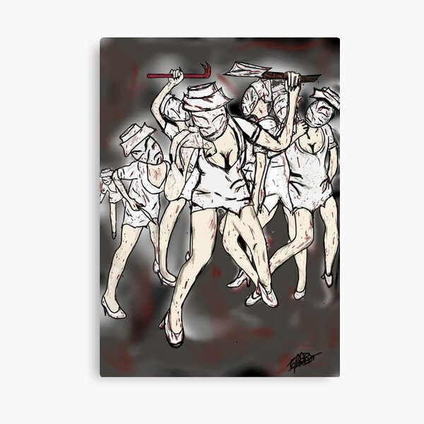 Aperçu de l'œuvre Les infirmières de Silent Hill créée et vendue par IolandaAzevedo.