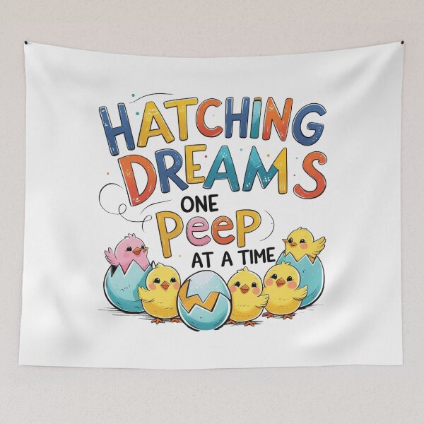 Item preview, Inspirational Hatching Dreams Peep Chicks designed and sold by Bliss Find And Design.
