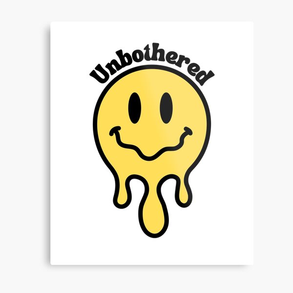 Item preview, Unbothered Smiley Face designed and sold by HappyLilPrints.