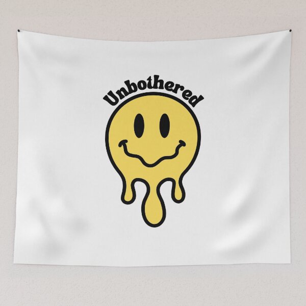 Item preview, Unbothered Smiley Face designed and sold by HappyLilPrints.