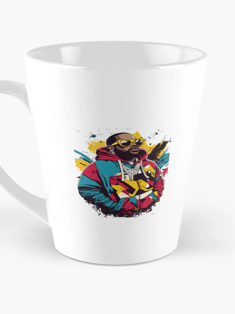 Thumbnail 3 von 4, Kaffeebecher, Psychedelischer Rapper designt und verkauft von Ragil-Studio.