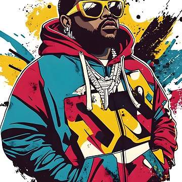 Artwork thumbnail, Psychedelic Rapper by Ragil-Studio