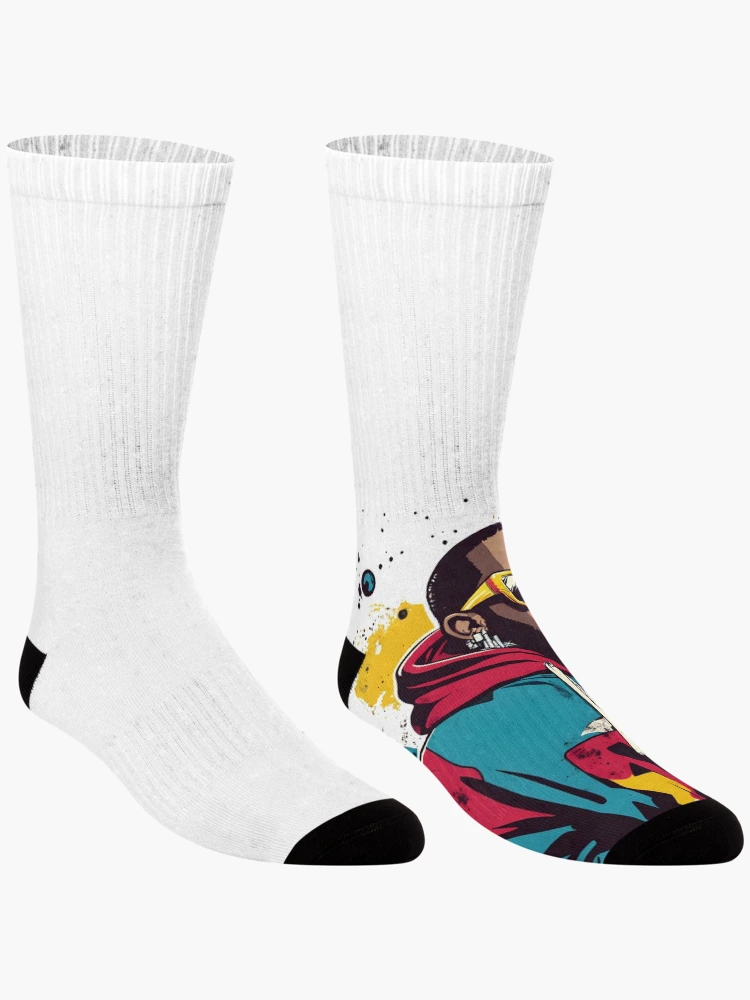 Thumbnail 3 von 5, Socken, Psychedelischer Rapper designt und verkauft von Ragil-Studio.