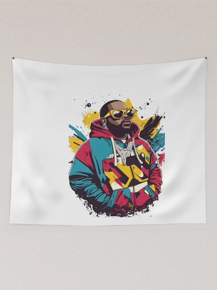 Thumbnail 2 of 3, Tapestry, Psychedelic Rapper designed and sold by Ragil-Studio.