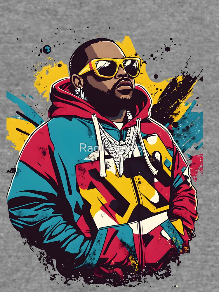 Thumbnail 6 von 6, Leichter Pullover, Psychedelischer Rapper designt und verkauft von Ragil-Studio.