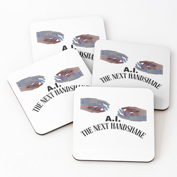 Item preview, AI , The Next Handshake designed and sold by DoodleImprints.