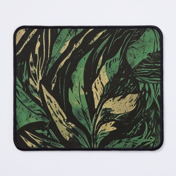 Item preview, abstract black and leaf art wood engraving designed and sold by optimusprime39.