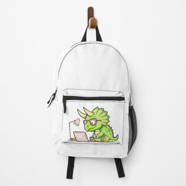 Item preview, Triceratops on Laptop Dino designed and sold by Timegraf.