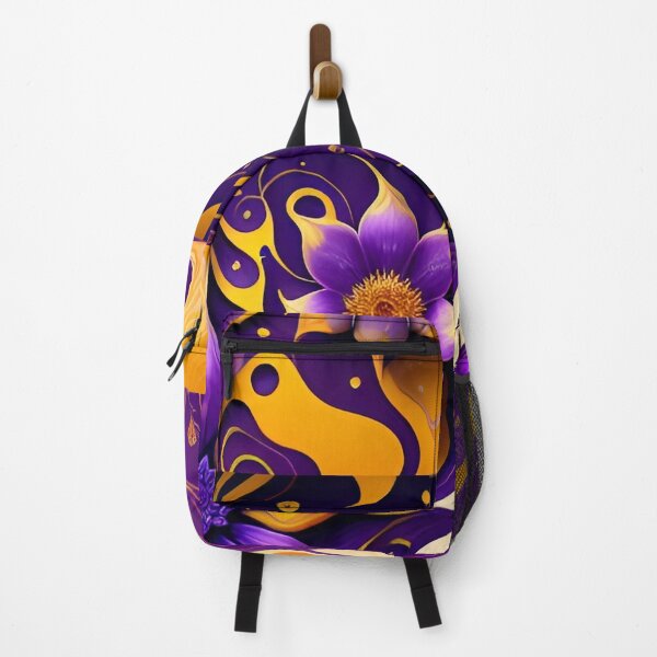 Item preview, Purple and Orange Flowers designed and sold by TeAnne.