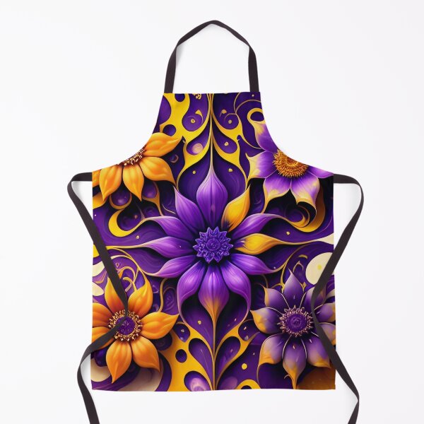 Item preview, Purple and Orange Flowers designed and sold by TeAnne.