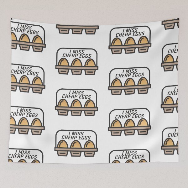 Item preview, I Miss Cheap Eggs designed and sold by the-craft-shop.