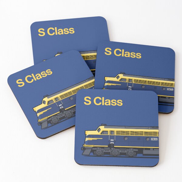 Item preview, S Class Blue Diesel Train Side Victoria Australia designed and sold by VoodooCircus.