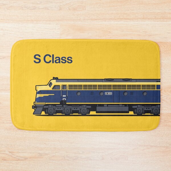 Item preview, S Class Yellow Diesel Train Side Victoria Australia designed and sold by VoodooCircus.