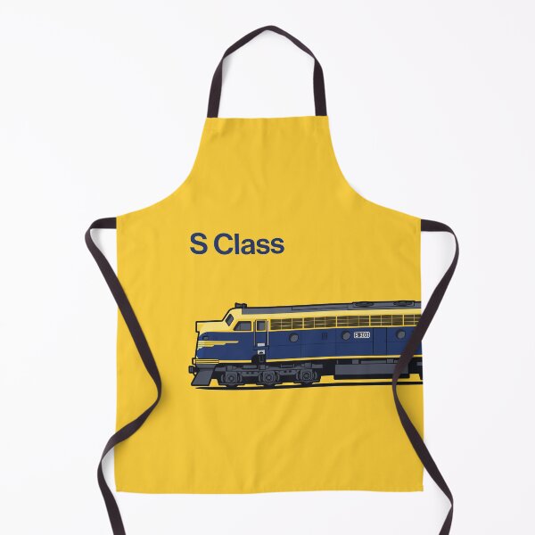 Item preview, S Class Yellow Diesel Train Side Victoria Australia designed and sold by VoodooCircus.