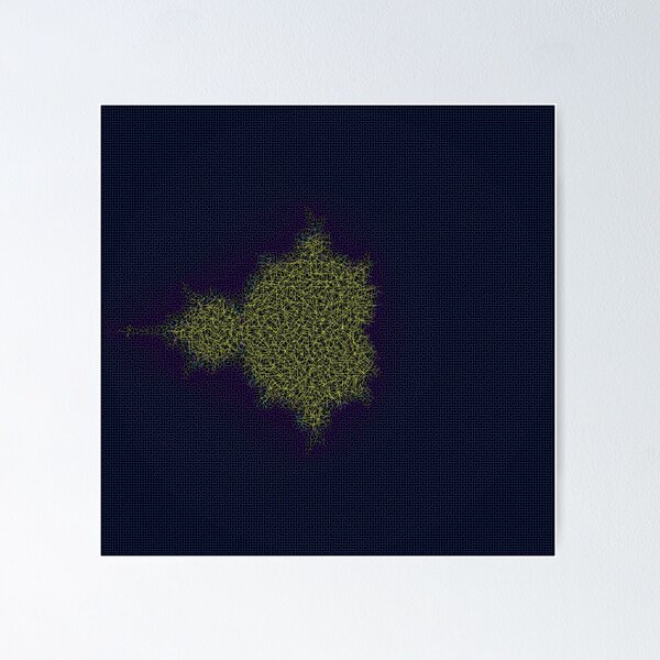 Embroidery Graphics Geometric Pattern Poster