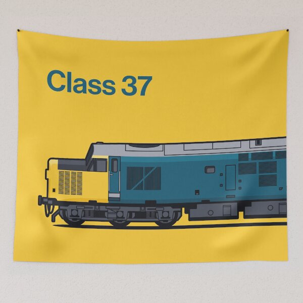 Item preview, Class 37 BR Yellow Diesel Train Side England designed and sold by VoodooCircus.