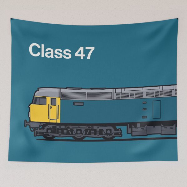 Item preview, Class 47 BR Blue Diesel Train Side England designed and sold by VoodooCircus.