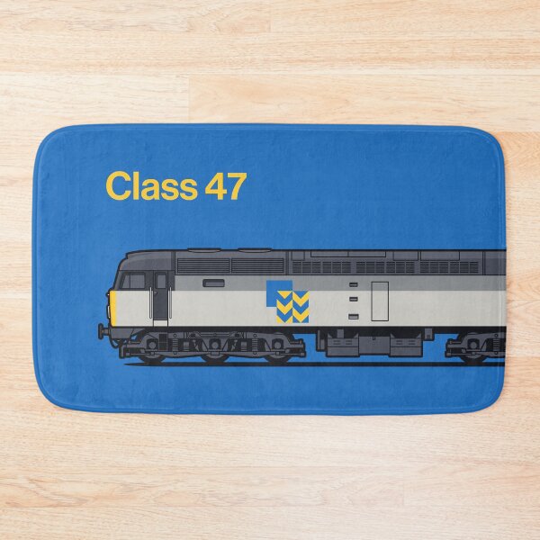 Item preview, Class 47 Freight Metal Blue Train Side England UK designed and sold by VoodooCircus.