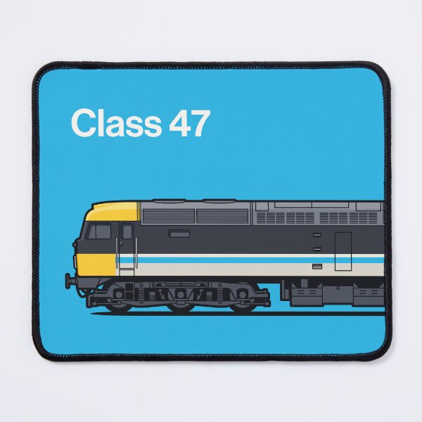 Item preview, Class 47 Cyan Diesel Train Side England designed and sold by VoodooCircus.