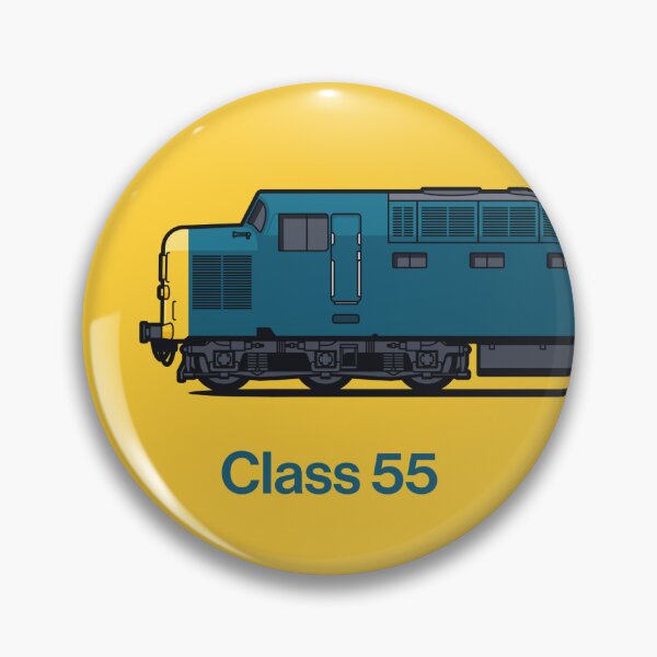 Item preview, Class 55 Diesel Train Side England BR Yellow designed and sold by VoodooCircus.
