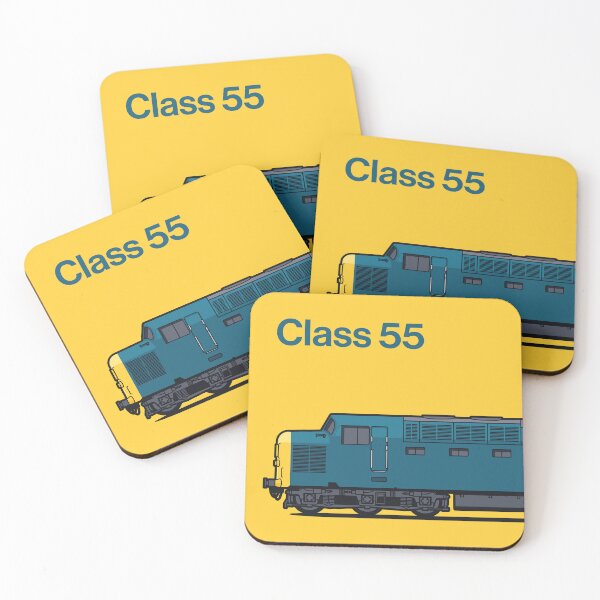 Item preview, Class 55 Diesel Train Side England BR Yellow designed and sold by VoodooCircus.