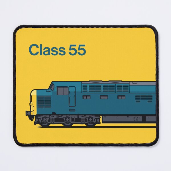 Item preview, Class 55 Diesel Train Side England BR Yellow designed and sold by VoodooCircus.